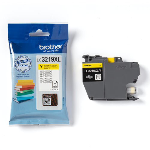 Brother LC3219XLY ink cartridge 1 pc(s) Original Yellow Brother LC3219XLY ink cartridge 1 pc(s) Original Yellow